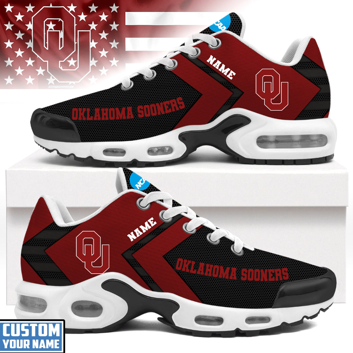 Oklahoma Sooners | Personalized Air Max Shoes Limited Edition