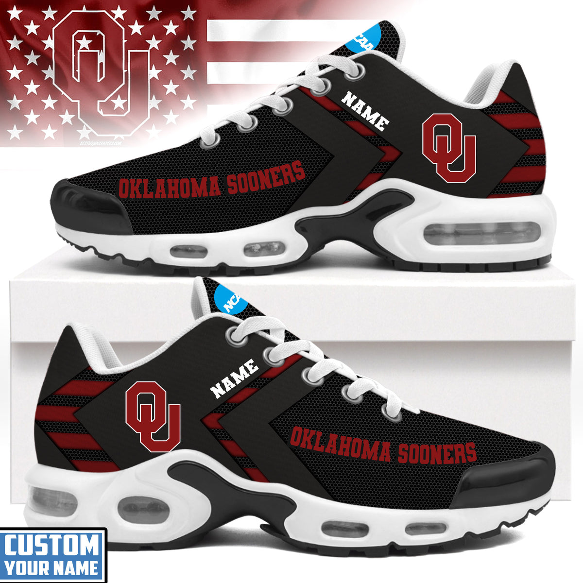 Oklahoma Sooners | Personalized Air Max Shoes Limited Edition | FR40