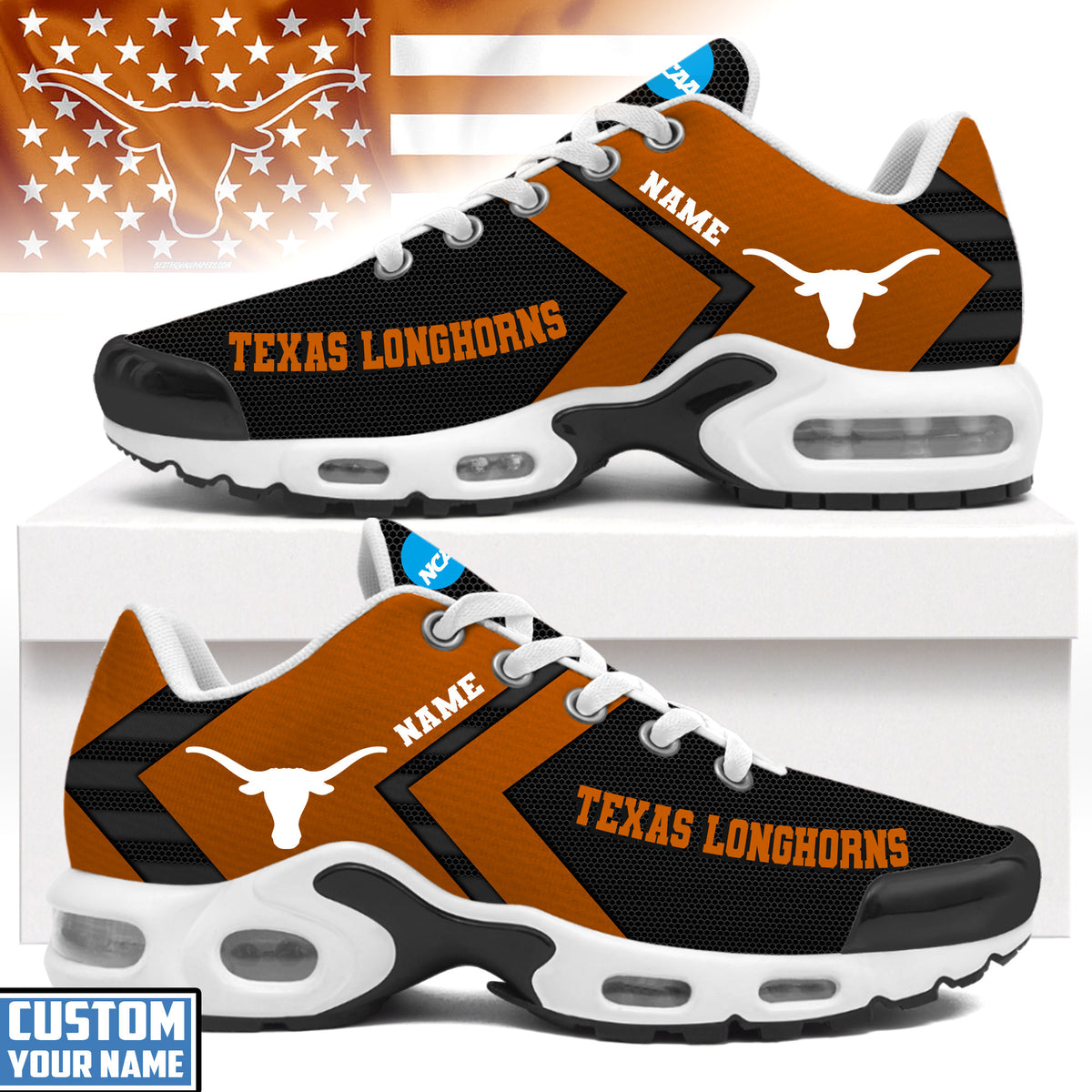 Texas Longhorns | Personalized Air Max Shoes Limited Edition
