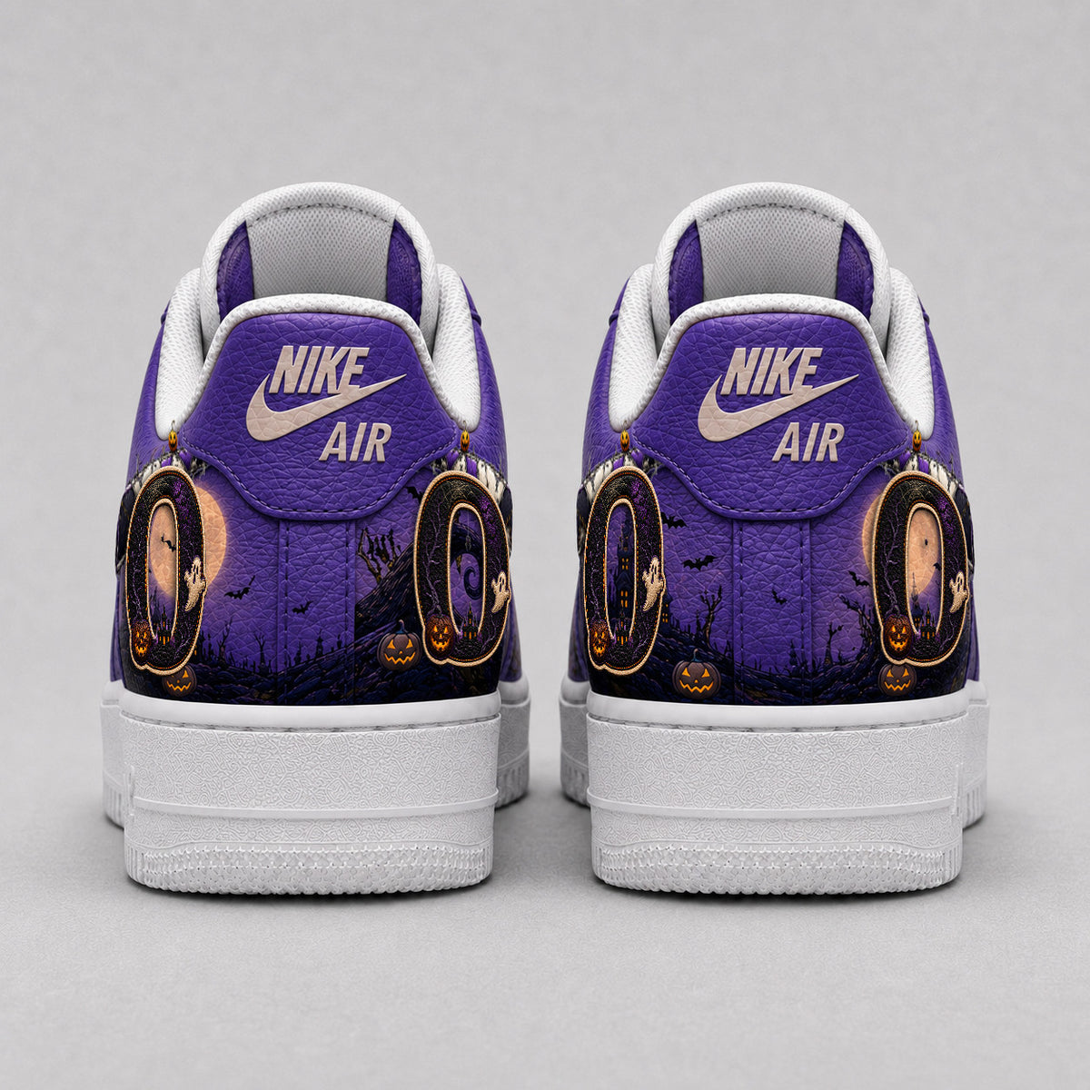 Oregon Ducks | Premium NCAA Haunted Moon Halloween Custom Low Top Sneakers