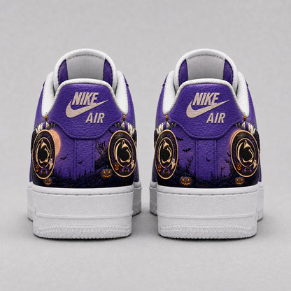Penn State Nittany Lions | Premium NCAA Haunted Moon Halloween Custom Low Top Sneakers