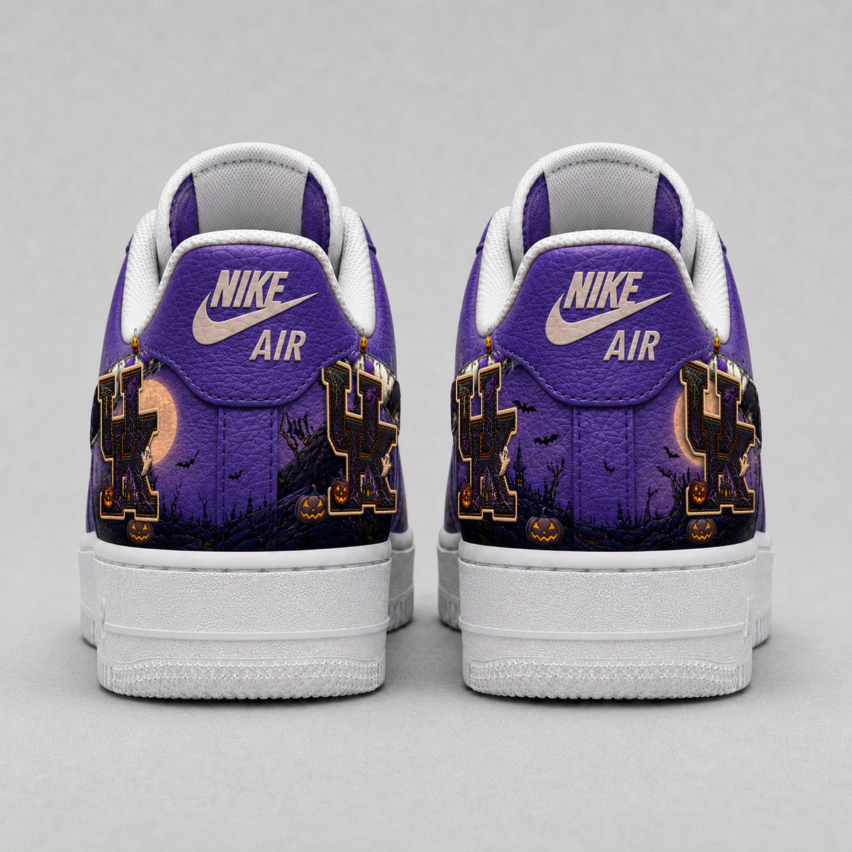 Kentucky Wildcats | Premium NCAA Haunted Moon Halloween Custom Low Top Sneakers