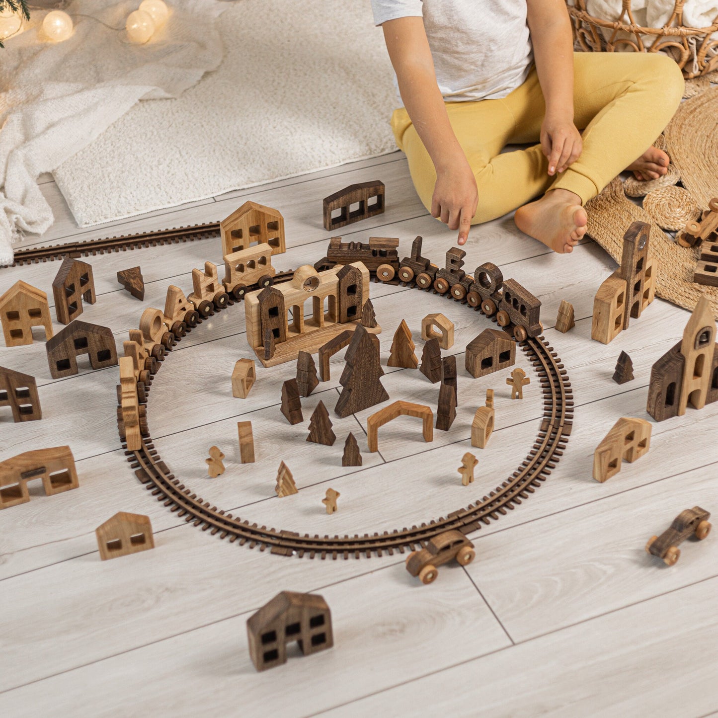 Wooden Train With Name, 1 Year Old Boy, 1st Birthday Gift, Wooden Montessori Toy For Toddlers, Baby Boy Personalized Gift, Custom Name Sign