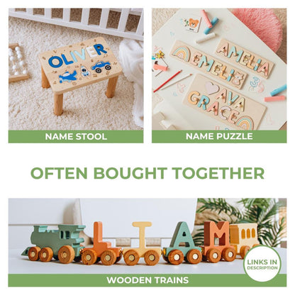Woodland Busy Board, Custom Board, Personalized Montessori Board