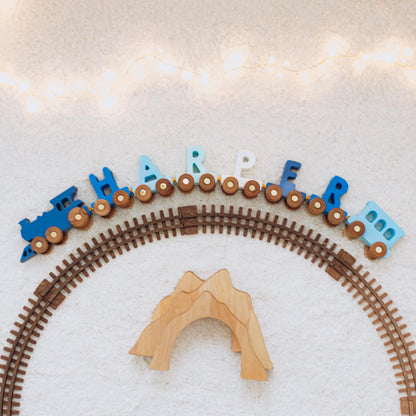 Personalized Trains For Kids Wagon Letter Train With Magnets Baptism Baby Gift Toys For Toddlers Custom Birthday Gift Nursery Name Sign