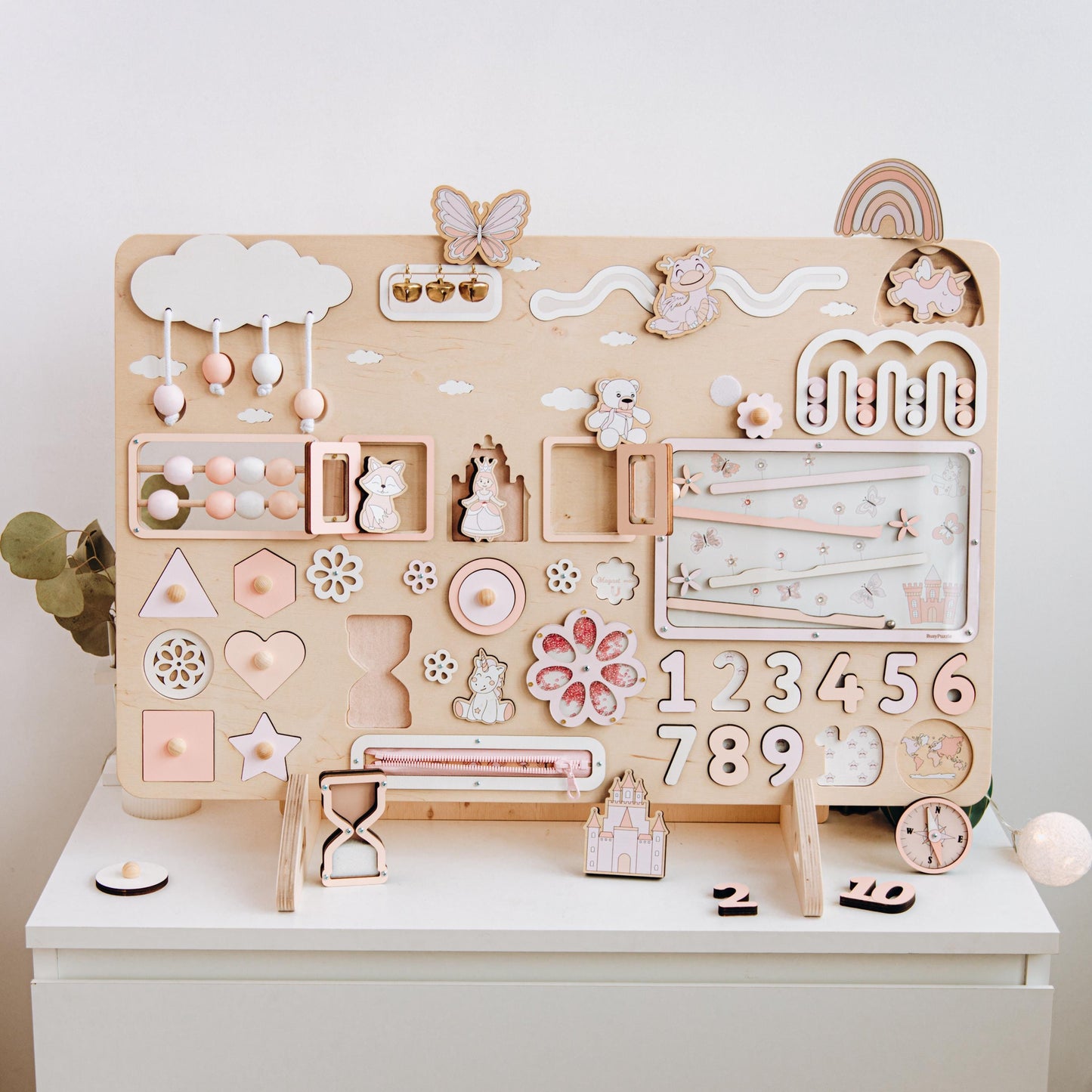 Pink Maxi Busy Board For Baby Girl
