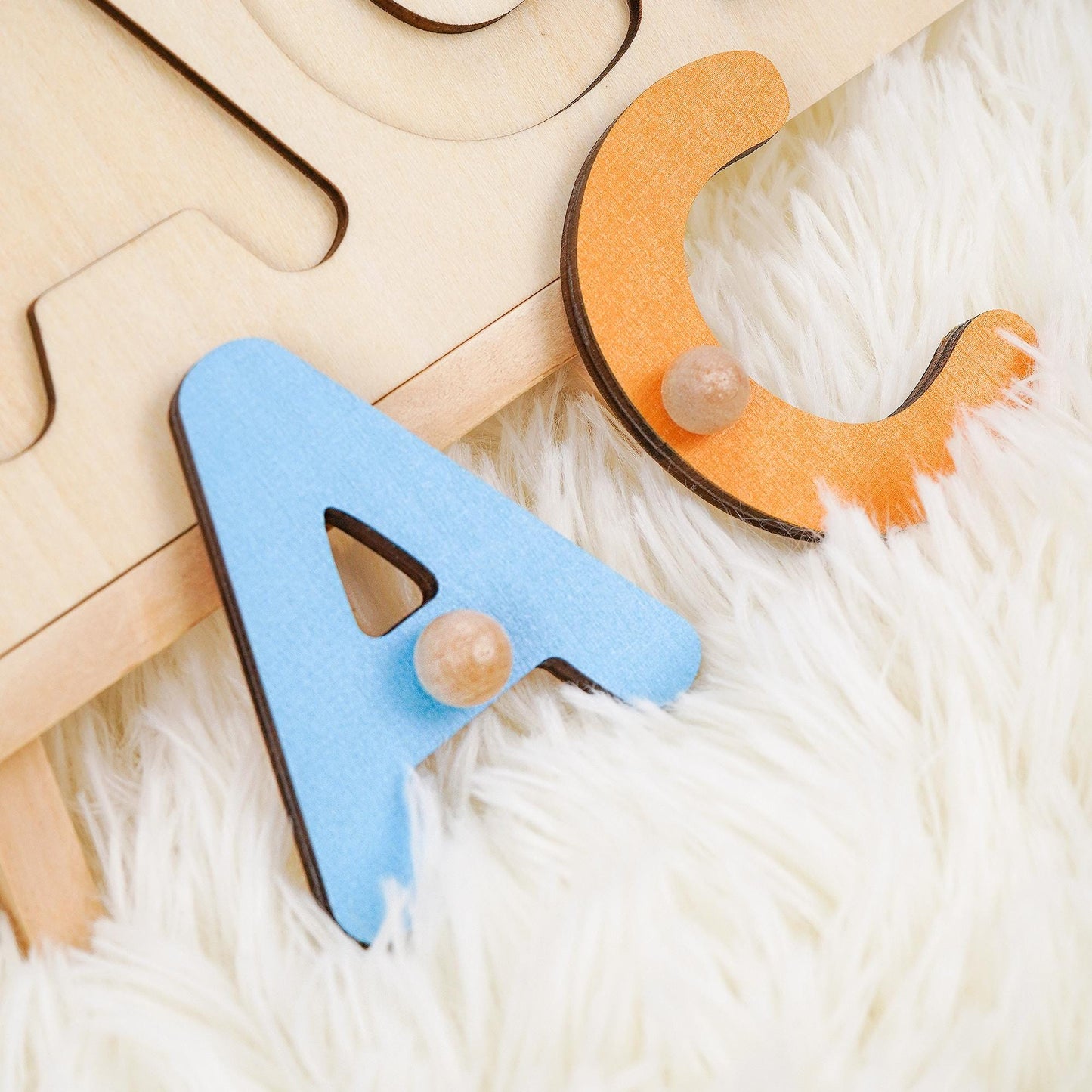 Custom Baby Name Puzzle, Personalized Kids Busy Board, Baby Room Decoration, 1st Christmas Gift for Kids, New Baby Gift, 1st Birthday Gift