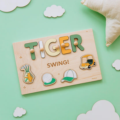 Golf Name Puzzle Hole in One Birthday 1st Easter Gift