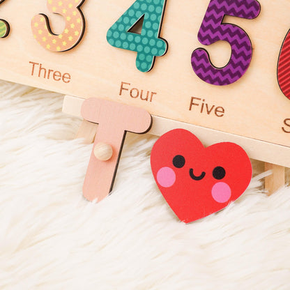 Personalized Baby Girl Name Puzzle, Custom Kids Busy Board, Early Learning Wood Puzzle, 1st Birthday Gift for Baby, Baby Toddler Gift Toy