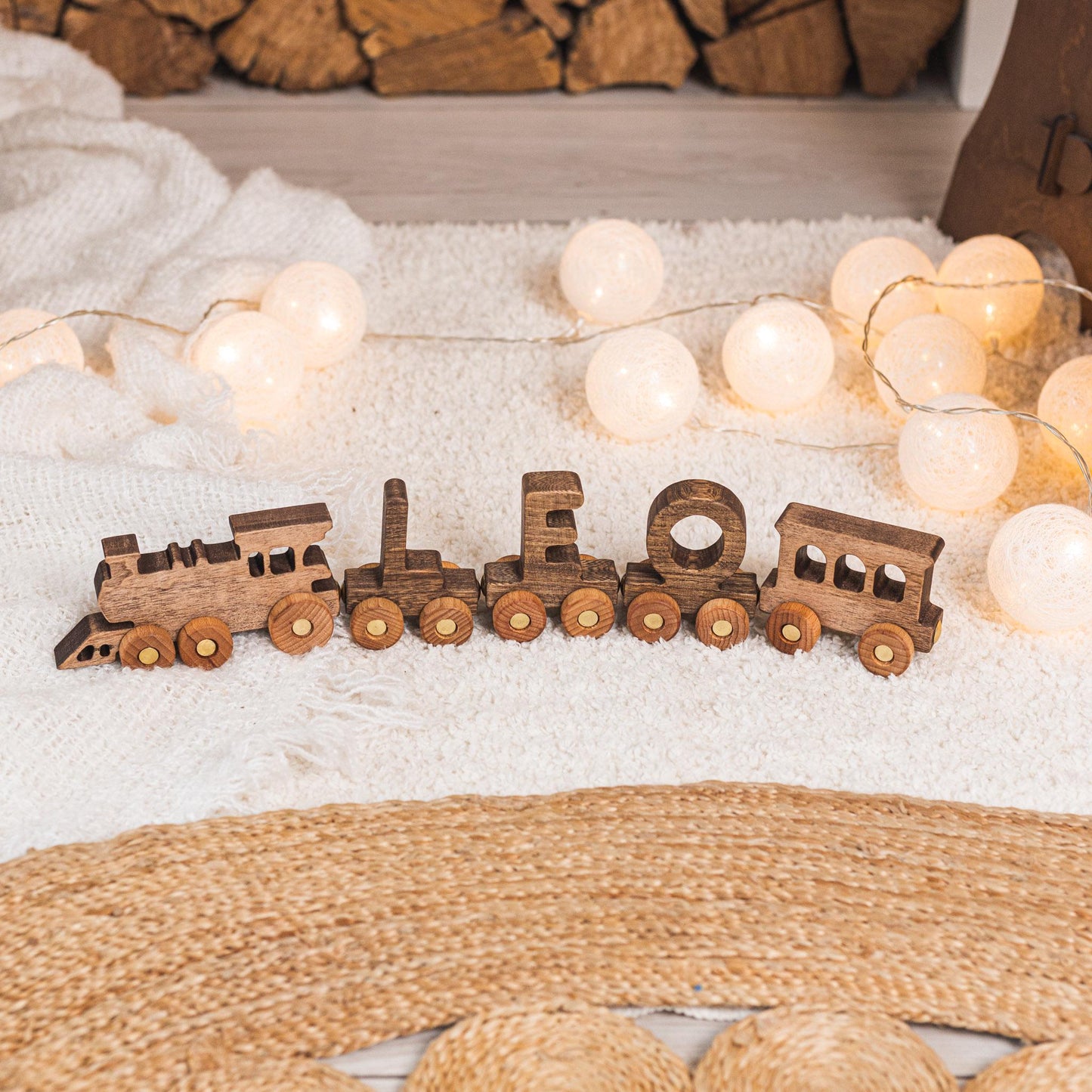 Personalized Magnet Train, Wooden Train With Name, Letter Train, Sensory Toddler Toys, 1st Birthday Baby, Keepsake Easter Gifts For Kids