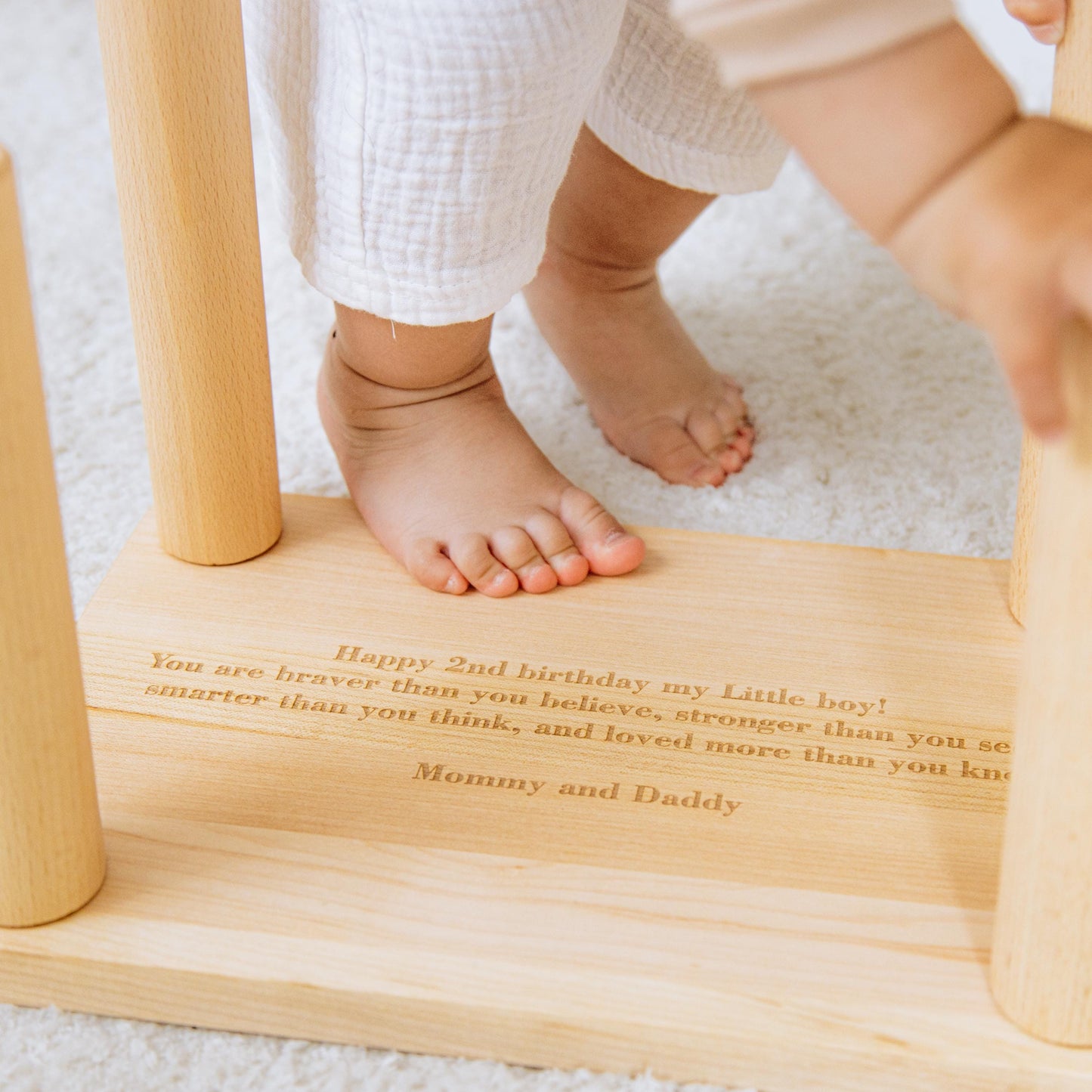 Personalized Farm Name Puzzle Step Stool Montessori Helper Kids Easter Gift