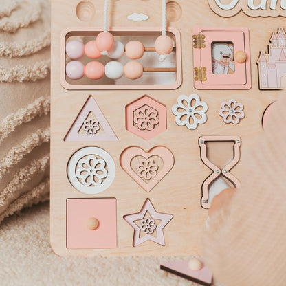 Pink Maxi Busy Board For Baby Girl