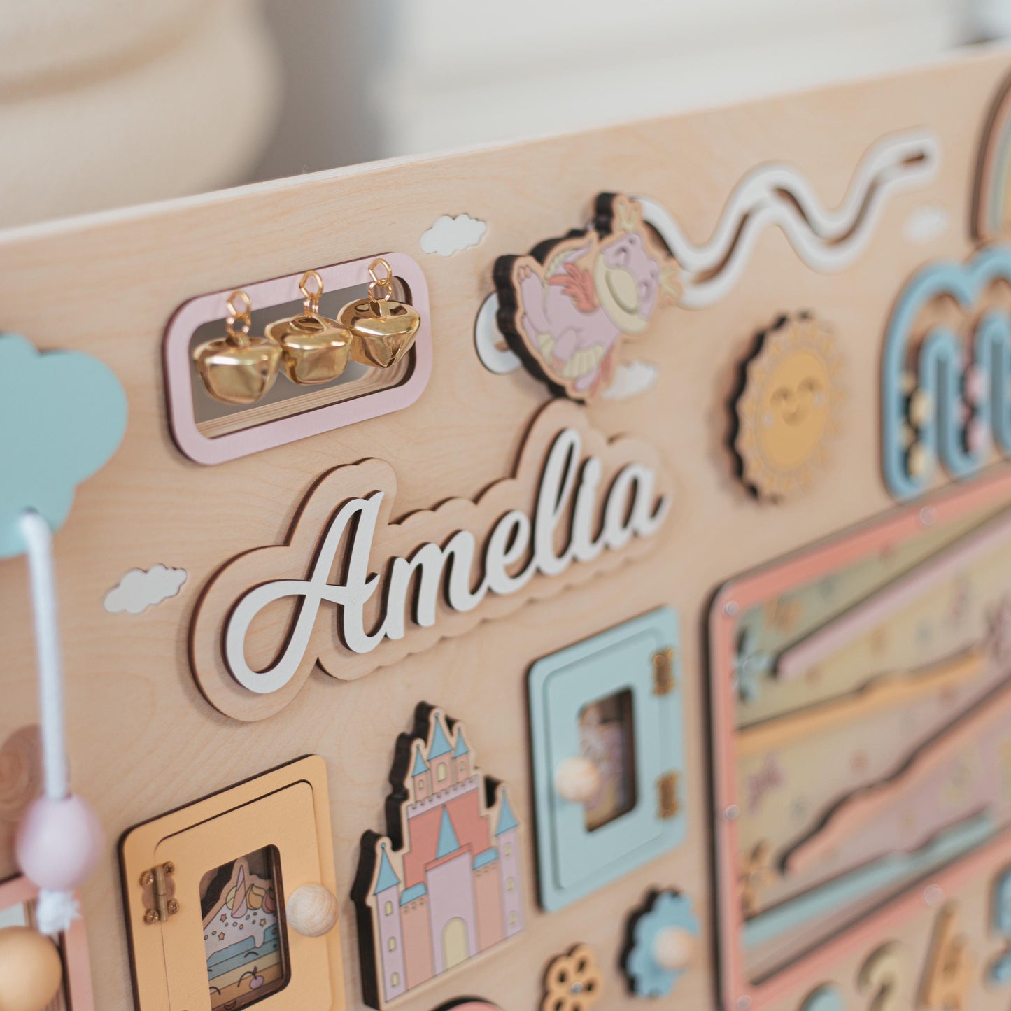 Maxi Princess Busy Board Personalized Gift For Granddaughter