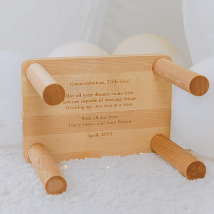 Name Puzzle Stool by BusyPuzzle | Gift for Kids | Easter Basket Stuffers