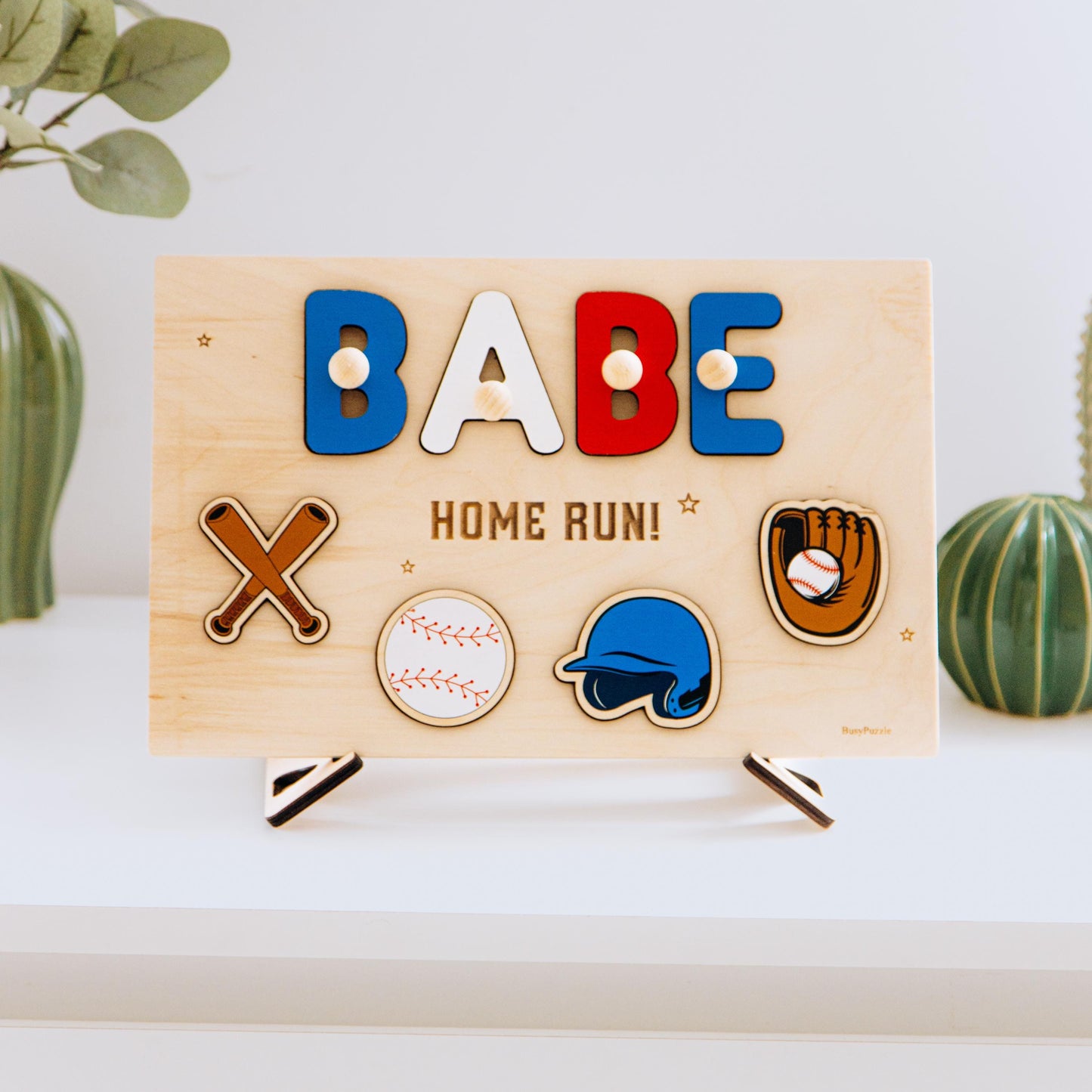 Personalized Golf Name Puzzle, Hole in One 1st Birthday Decor, Rookie of the Year Golf Gift, Little Golfer Nursery Sign, Sport Baby Gift