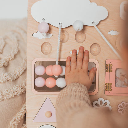 Woodland Busy Board, Custom Board, Personalized Montessori Board