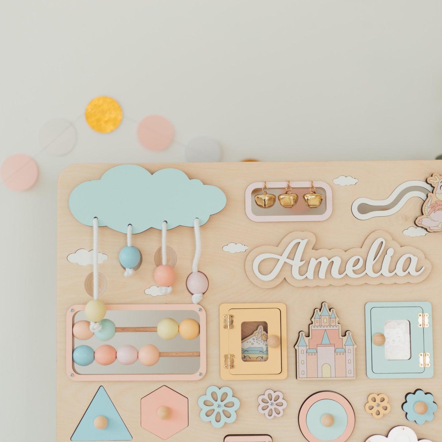 Maxi Princess Busy Board Personalized Gift For Granddaughter