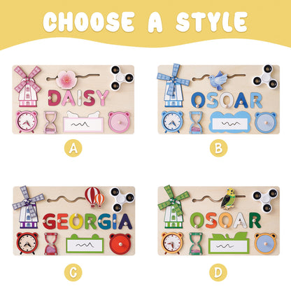 Personalized Handmade Baby Name Puzzle, Baby Girl Gift, Baby Boy Gift, Personalized Birthday Gift for Baby, Nursery Decor, Christmas Gift