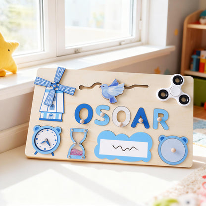 Personalized Handmade Baby Name Puzzle, Baby Girl Gift, Baby Boy Gift, Personalized Birthday Gift for Baby, Nursery Decor, Christmas Gift