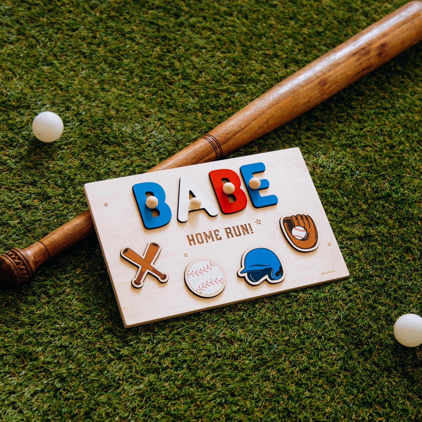 Custom Name Soccer Puzzle Sport Themed Toddler Toy Football Baby Shower Gift 1st Easter Gift