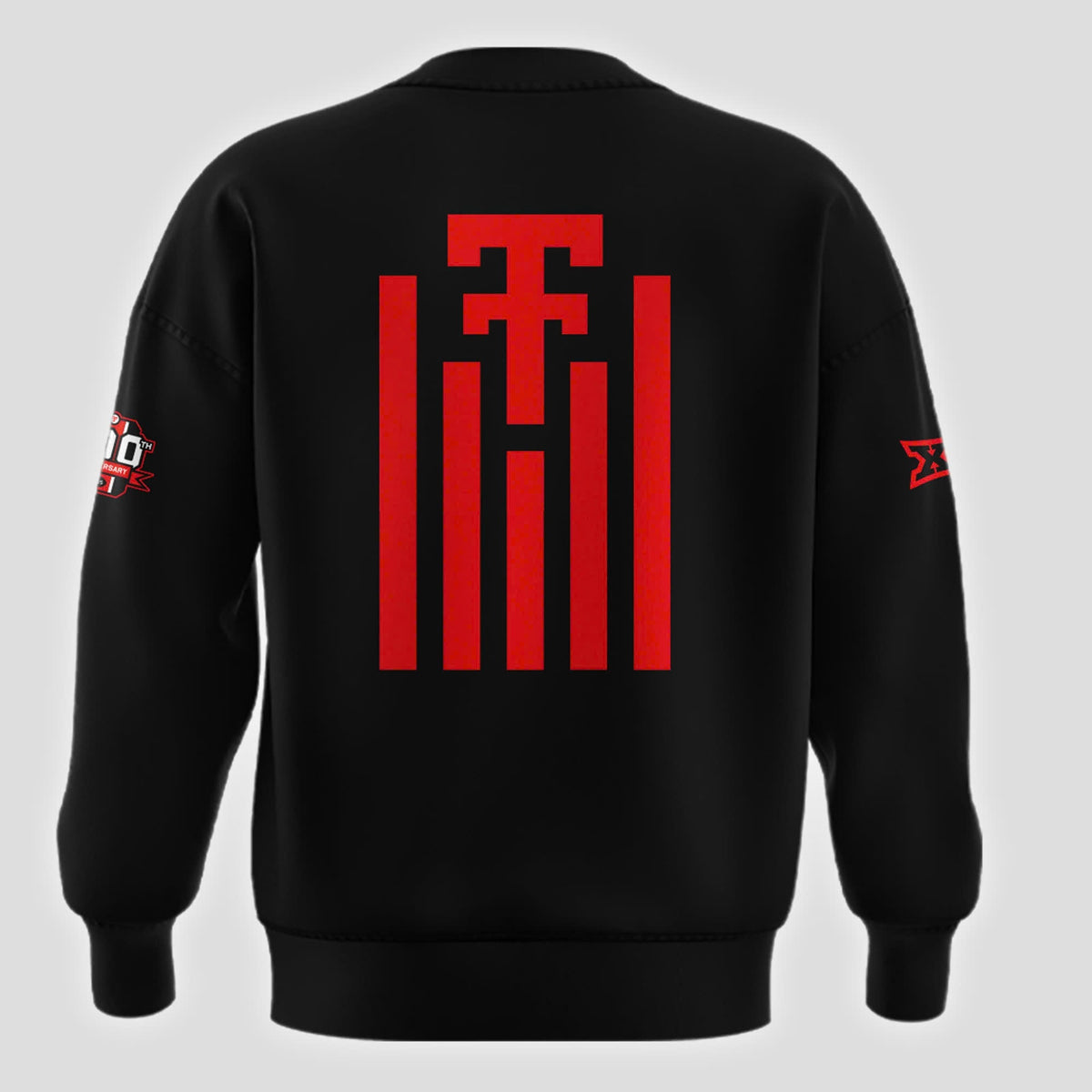 Black Texas Tech Red Raiders 100th Anniversary Fleece Sweat