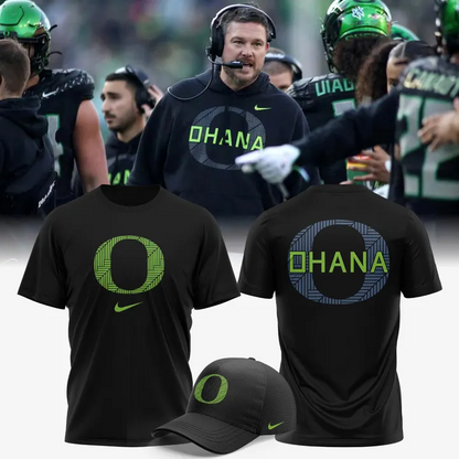 Men's Black Oregon Ohana Club T-Shirt | HM46