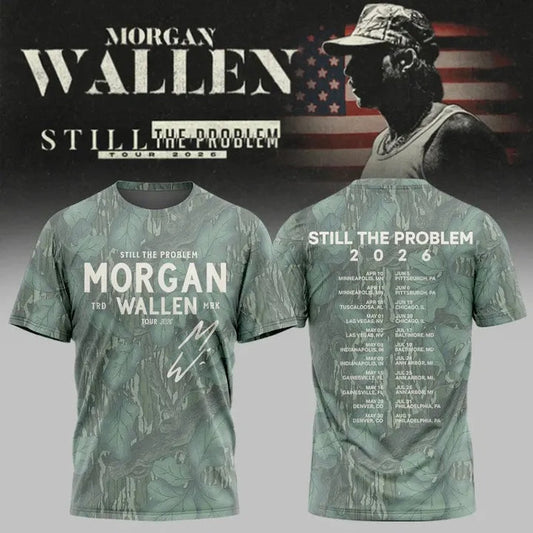 Morgan Wallen Still The Problem Tour 2026 T-Shirt v4 | DL50