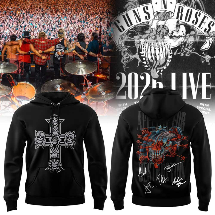Guns N' Roses x NC State Football - World Tour 2026 Hoodie | PA98
