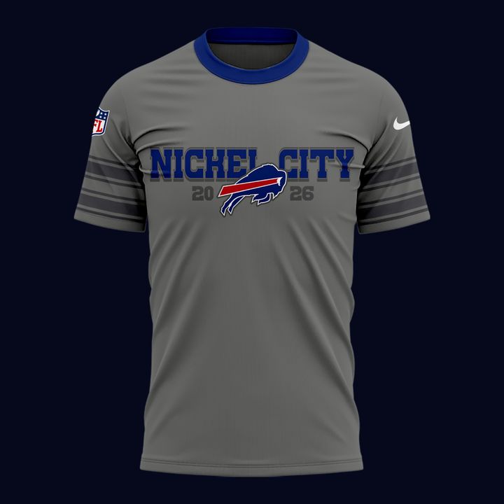 Gray Buffalo Bills City Game Tee | EM70