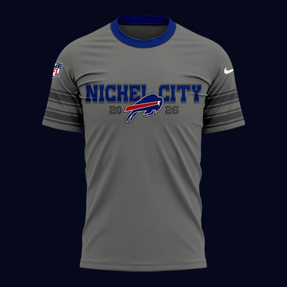 Gray Buffalo Bills City Game Tee | EM70