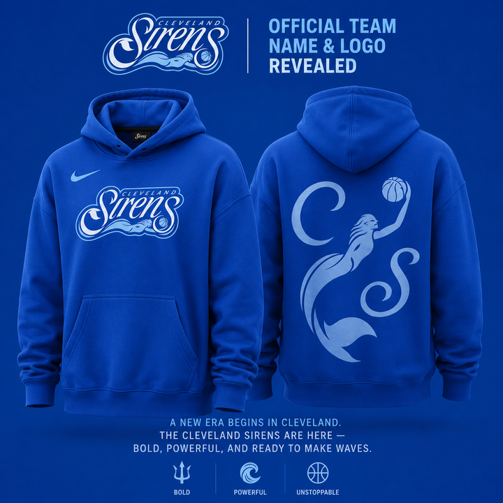 Cleveland Sirens Royal Blue Hoodie | XI67