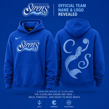 Cleveland Sirens Royal Blue Hoodie | XI67