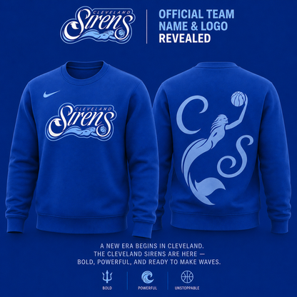 Cleveland Sirens Royal Blue Sweatshirt | SY42