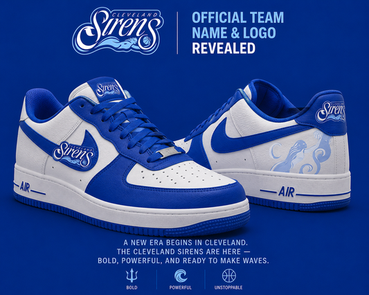 Cleveland Sirens Royal Blue Shoes | GW78