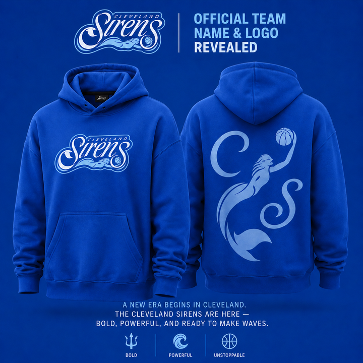 Cleveland Sirens Royal Blue Hoodie | PS70