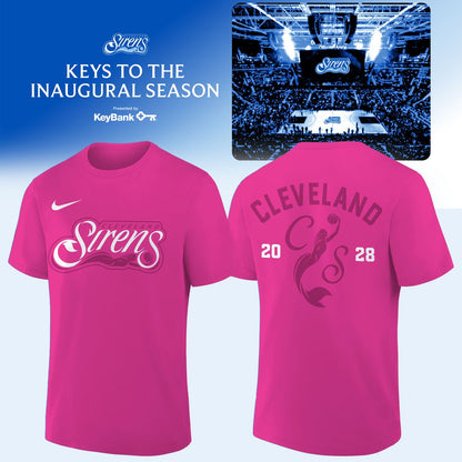 Cleveland Sirens Pink T-Shirt | JM98