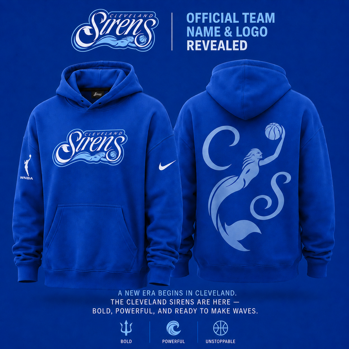 Cleveland Sirens WNBA Blue Hoodie | VR53