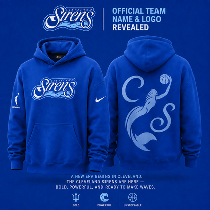 Cleveland Sirens WNBA Blue Hoodie | VR53