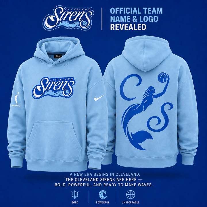 Cleveland Sirens Black Hoodie | FU21