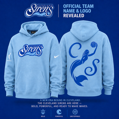 Cleveland Sirens Black Hoodie | FU21