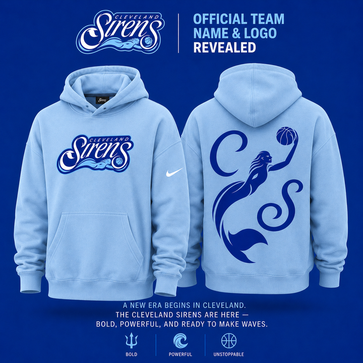 Cleveland Sirens Blue Hoodie | RP53