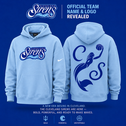 Cleveland Sirens Blue Hoodie | RP53