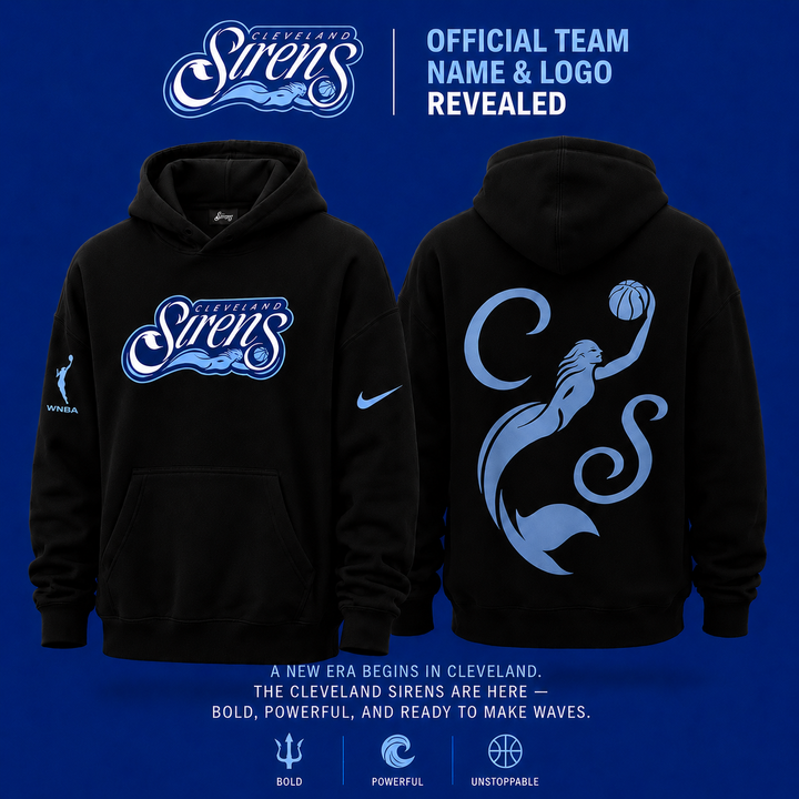 Cleveland Sirens Black Hoodie | UW93