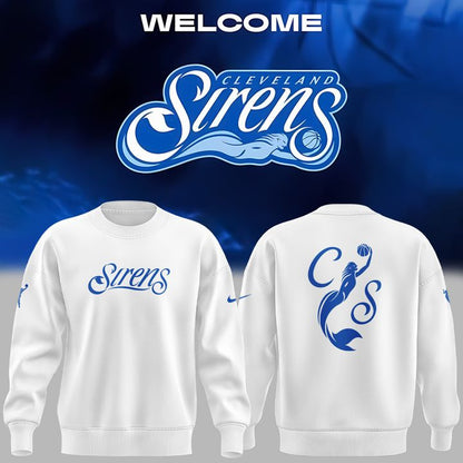 Cleveland Sirens WNBA White Sweatshirt | YS68