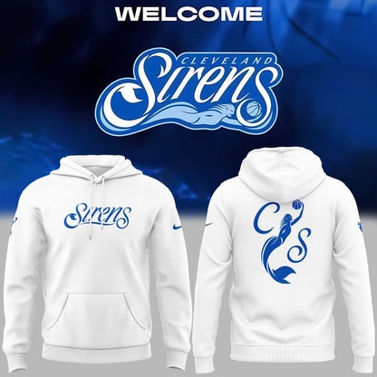 Cleveland Sirens WNBA White Hoodie | JQ33
