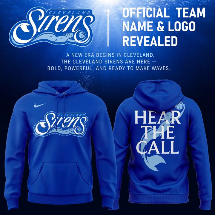(Update Version) Cleveland Sirens Blue Hoodie | FZ76