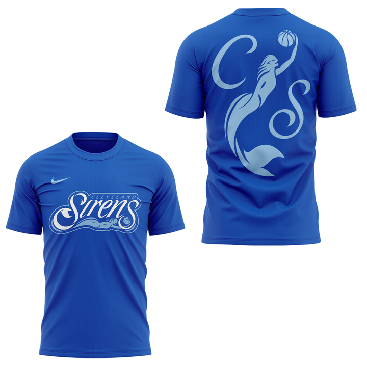 Cleveland Sirens Royal Blue T-Shirt | TQ95