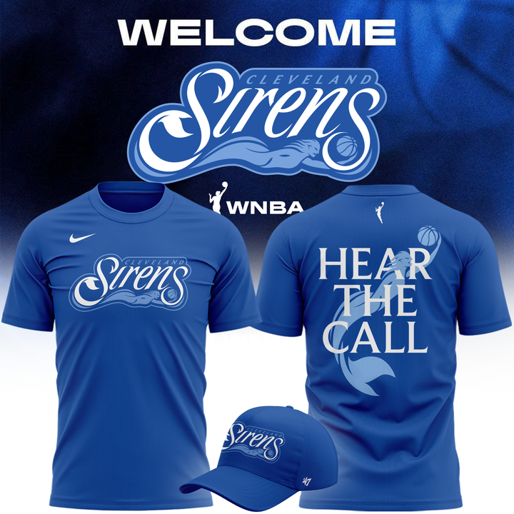 Cleveland Sirens Primary Logo T-shirt | LW28