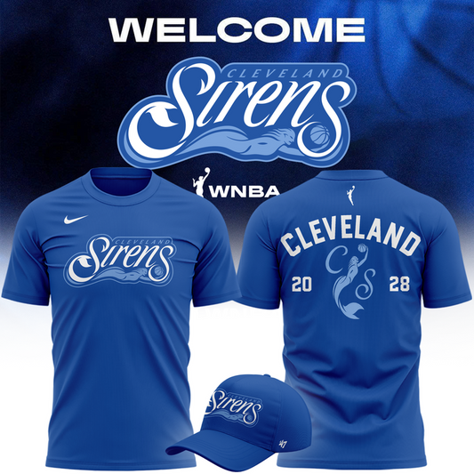 Cleveland Sirens Primary Logo T-shirt | PE67