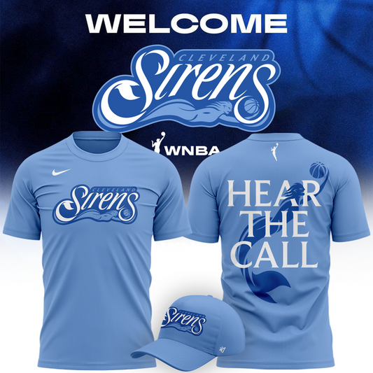 Cleveland Sirens Primary Logo T-shirt | MA85